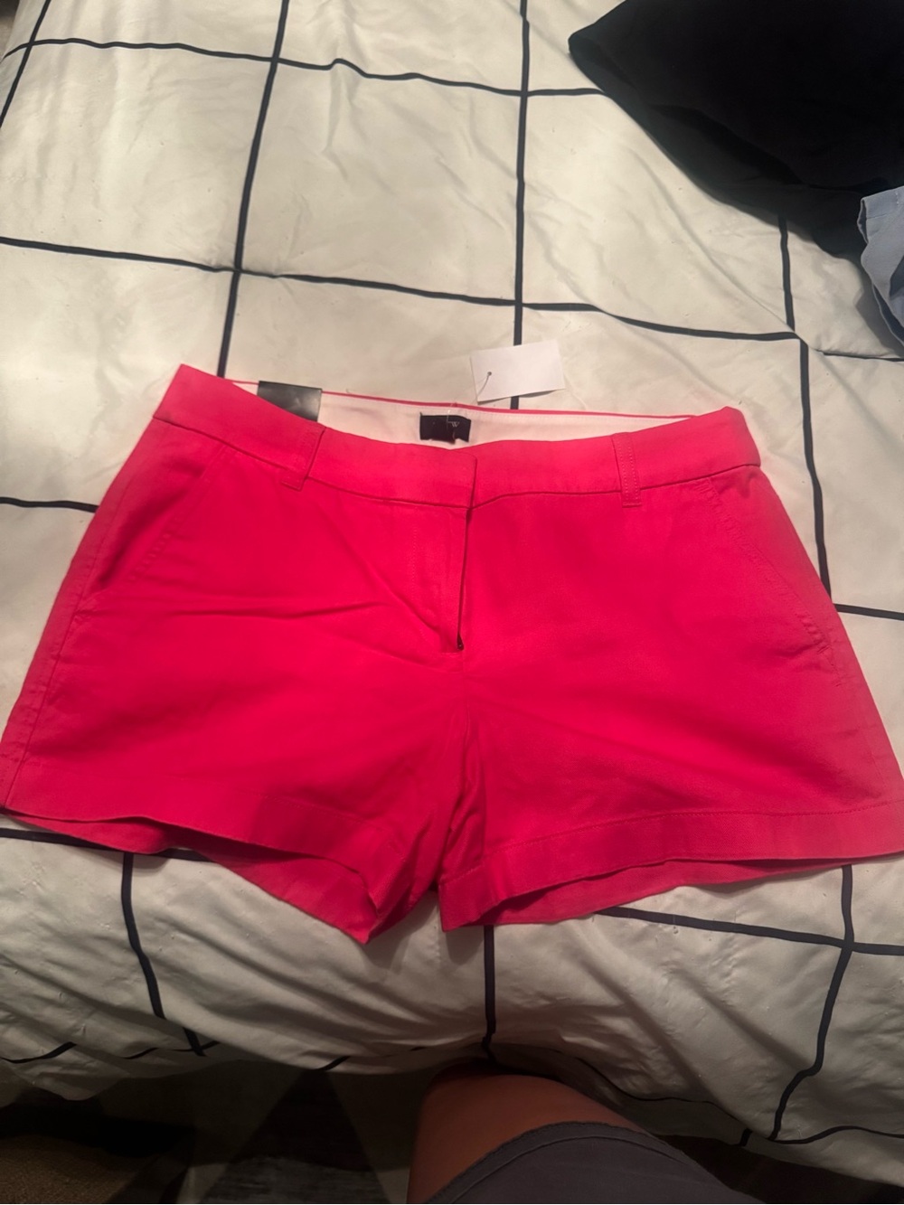 J. Crew Factory Bright Pink Tailored Bermuda Shorts NWT size 6